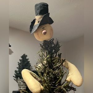 Snowman Christmas Tree Topper